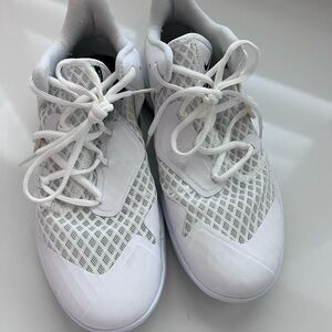 Nike Women’s Volleyball Shoes (8) White with Black Nike Symbol
